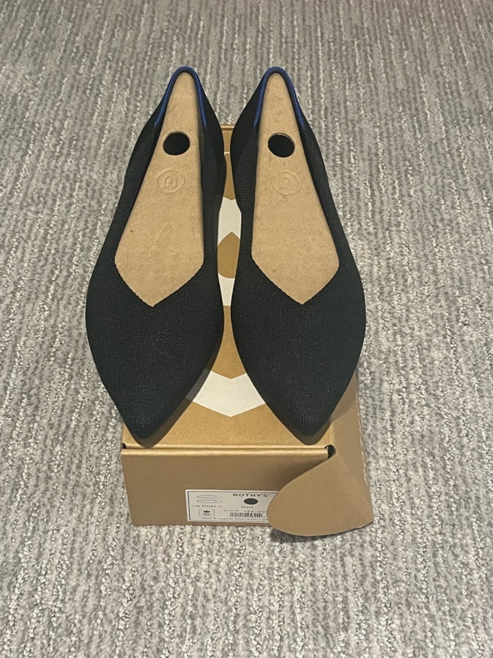 Rothys The Point II Black 6.5